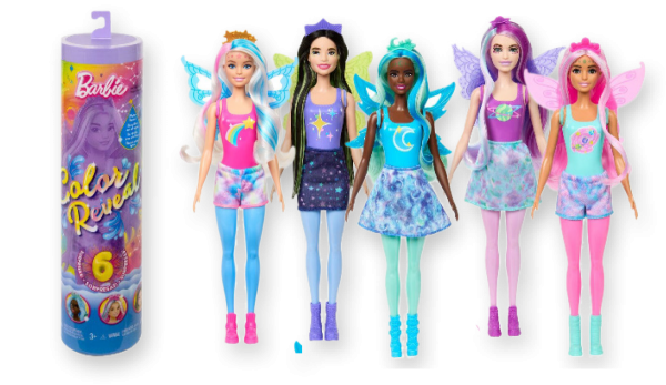 Barbie Color Reveal Barbie Rainbow Galaxy Series, 1 VE = 6 Stück