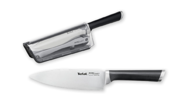 Tefal Ever Sharp Kochmesser und Schärfer, 1 VE = 6 Stück