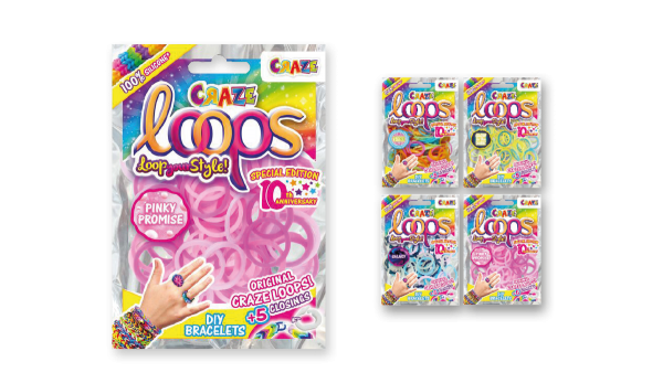 CRAZE LOOPS! exklusives Set, 1 VE = 24 Sets