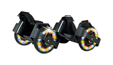 Schildkröt Funsports-FLASHY ROLLERS mit 3 LED, Fersenroller,Fahrabenteuer, ab4 Jahre,1 VE = 6 Stück