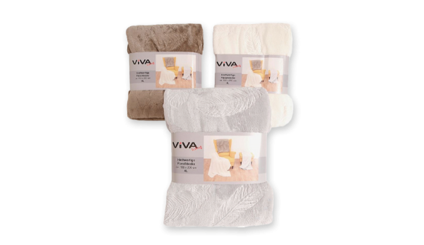 Wohndecke Flanell, 1 VE = 12 Stück