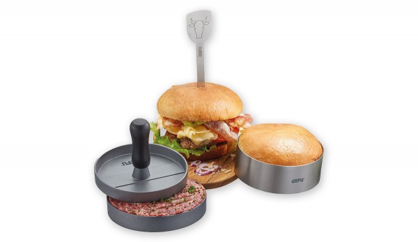 GEFU® Burger-Set BBQ, 1 VE = 1 Stück