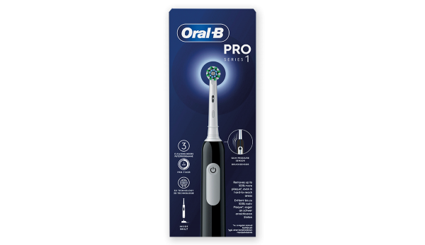 Oral B Zahnbürste Pro Series 1 CrossAction black, 1 VE = 1 Stück